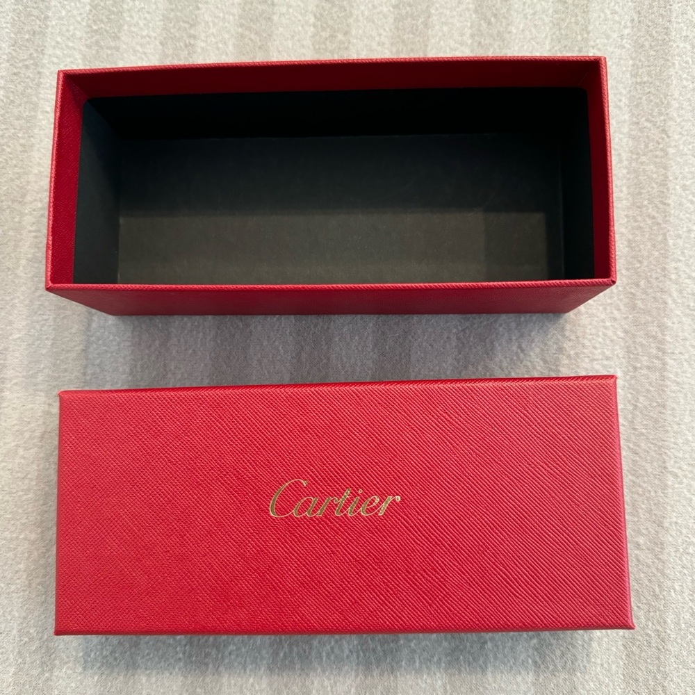 Cartier Red Empty Small Gift Box